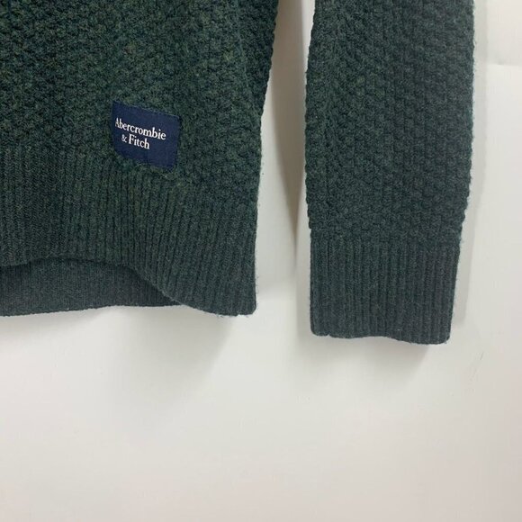 Abercrombie & Fitch Women's Merino Wool Blend Crew Neck Long Sleeve Sweater SZ S - Picture 3 of 11